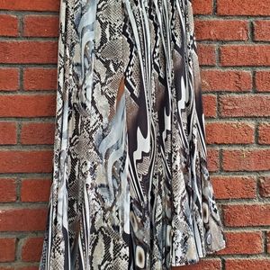 Snakeskin skirt